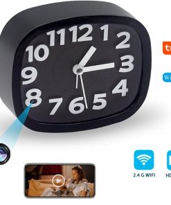 spy mini clock camera