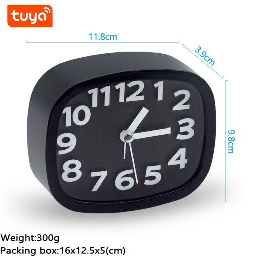 Tuya FHD Wireless Clock Camera 1080P Support 2.4G WiFi Motion Detection Home Protection Security Recorder Camera for Kids - Image 3