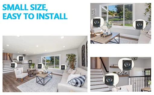 Wireless remove control TV without TV function just had spy mini camera DIY  compatible with Apple/Android have wireless security camera with 110° wide-angle - Image 9