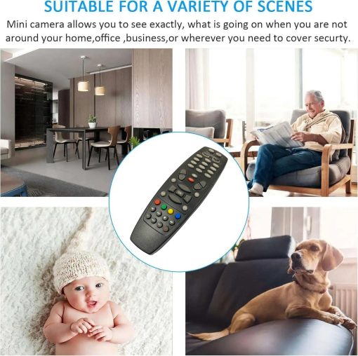 Wireless remove control TV without TV function just had spy mini camera DIY  compatible with Apple/Android have wireless security camera with 110° wide-angle - Image 11