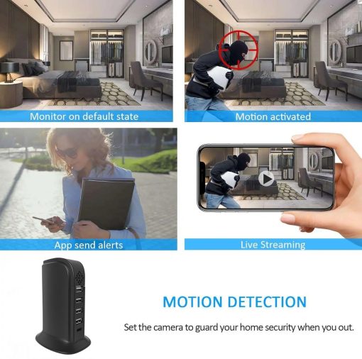 1080P HD spy Mini Hidden Camera WiFi Wireless Live Video  Motion Detection USB Rechargeable Home Security Camera for  Surveillance - Image 7