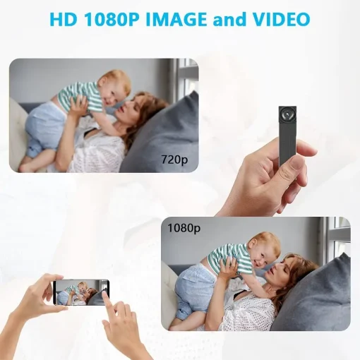 Tuya Smart Mini Camera Full HD 1080P Wireless 2.4G Wifi DIY Camera Remote Viewing Automatic Alarm Home Office Security Camera - Image 11